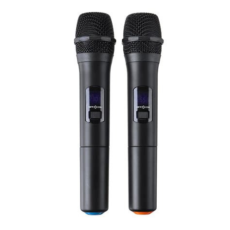 vhf wireless microphone system pcs handheld lcd mic   ch