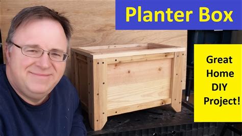 How To Build A Planter Box Youtube