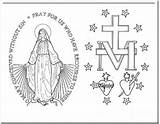 Coloring Pages Immaculate Mercy Divine Conception Mary Kids St Medal Miraculous Related Posts Virgin Blessed Heart Familyholiday sketch template