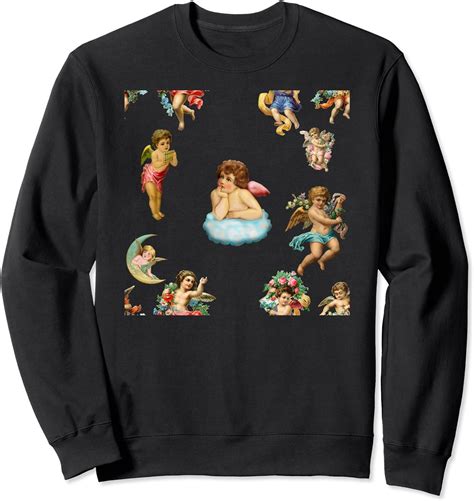 angel cherub antique sweatshirt amazoncouk fashion