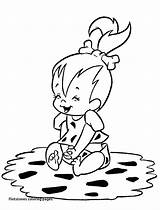 Coloring Pages Pebbles Flintstones Flintstone Printable Bam Bambam Log Print Color Ed4c Fred Kids Smiling Cartoons Baby Characters Colouring Online sketch template