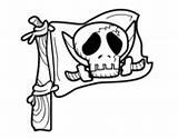 Jolly Roger Coloring Pages Coloringcrew sketch template