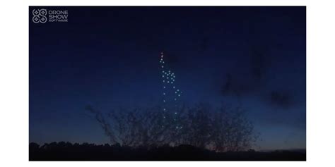show combines drones  fireworks