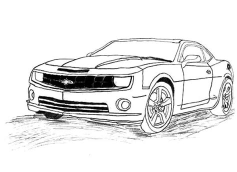 chevrolet camaro coloring pages  print  letscoloritcom