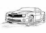 Camaro Coloring Pages Bumblebee Car Print Chevrolet Color Sheets Kids Transformers Colouring Auto Cars Bee Wheels Hot Online Drawing Printable sketch template