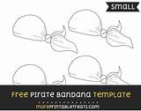 Pirate Bandana Template Party Printables Small Templates Pirates Theme Sponsored Links sketch template
