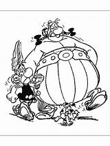 Asterix Coloring Pages Episodes Obelix sketch template