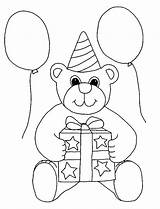 Coloring Teddy Pages Balloons Bear Birthday Phantom Opera Happy Color Tocolor Print Colouring Counting Many Sheets Getcolorings Place sketch template