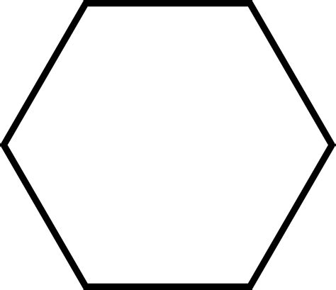 shapes clipart hexagon shapes hexagon transparent