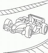 Coloring Car Indy Pages Popular Race sketch template