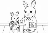 Calico Critters Coloring Pages Color sketch template