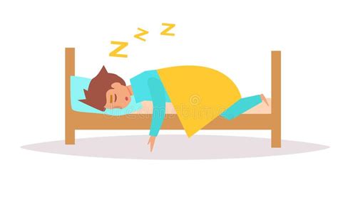 man sleeping in bed cartoon hallerenee