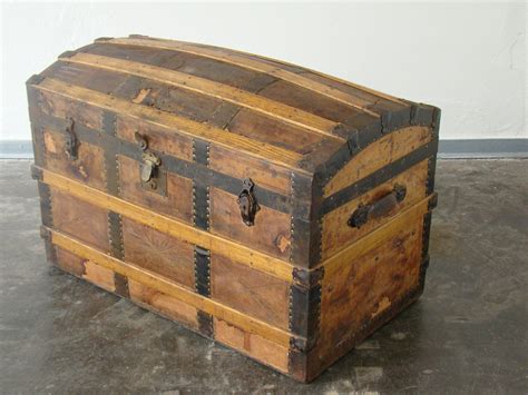 vintage portmanteau  treasure chest