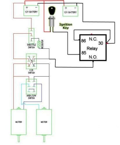 kids electric car wiring diagram