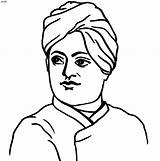 Coloring Swami Pages Vivekananda Kids Cliparts Outline Book Drawing Clipart Saints Famous Favorites Add Print Library Clip Paintings sketch template