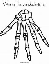 Coloring Pages Skeleton Printable Library Clipart Ray sketch template