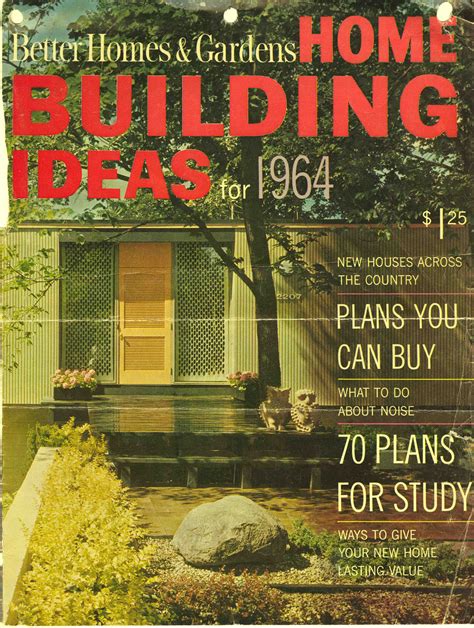 homes  gardens magazine cover featuring  house designed  frank glass