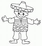 Coloring Mexican Boy Pages Kids Color Fiesta Mexico Flag Drawing Little Print Adults Popular Getdrawings Library Clipart Coloringhome sketch template