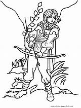 Coloriage Elfe Archer Dessiner Elven Elves Mythologie Colorier Elfes Fantasie Malvorlage Medieval Bookmark Greluche sketch template