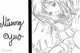 Anime Coloring Sad Template Pencil Pages Queeky Drawing Drawings sketch template