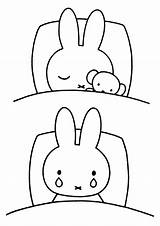 Miffy Nijntje Ziek Tekeningen Tekening Ausmalbilder Picgifs Rabbit sketch template
