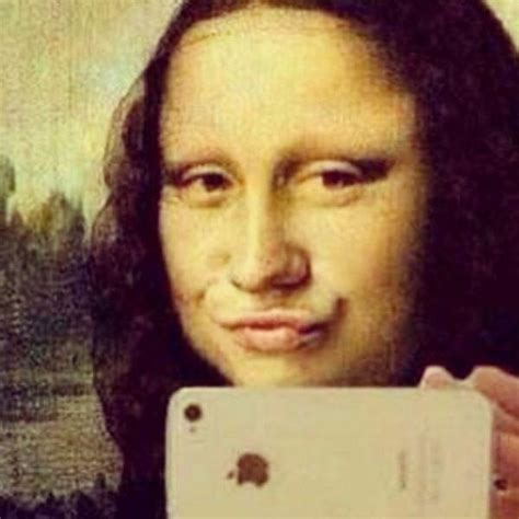Mona Lisa Duck Face Random Funnies Pinterest