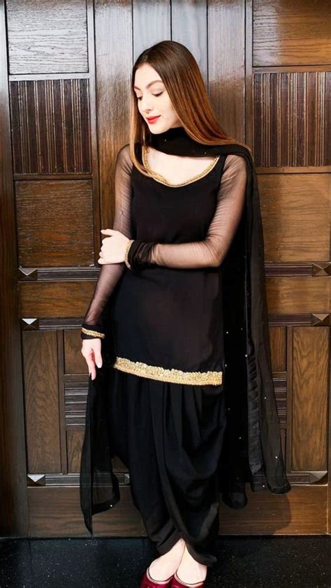 black silk punjabi salwar kameez readymade custom made dress etsy