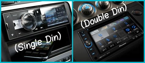 difference  single din  double din car  system