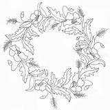 Embroidery sketch template