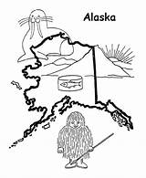 Coloring Alaska Map State Pages Printables Printable Usa Kids Color Print Seal Outline Go Popular States Next Back Getcolorings Coloringhome sketch template