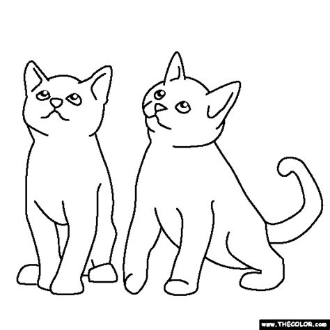 cats   coloring pages thecolorcom