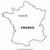 Francia Frankreich Landkarte Cartina Mapas Stampare Landkarten Malvorlage Fisica Nazioni Geografie Continentes Cartine Colegio Malvorlagen Gratismalvorlagen sketch template