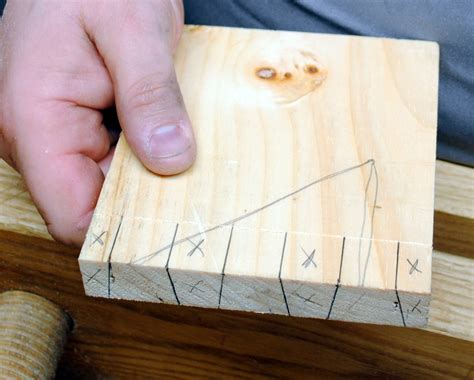 woodwork dovetail joint layout  plans