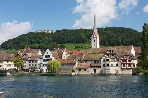 a vila de stein am rhein em switzerland foto de stock imagem de rhine germany 21068524