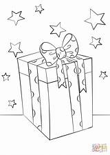 Coloring Gift Box Christmas Pages Present Drawing Boxes Printable Template Supercoloring Getdrawings Sketch Gifts Templates Categories sketch template