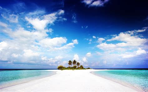 landscape photography nature water sea tropical tropical island clouds sand beach