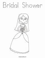 Coloring Wife Shower Bridal Bride Hearts Twistynoodle Favorites Login Add Built California Usa Print Noodle sketch template