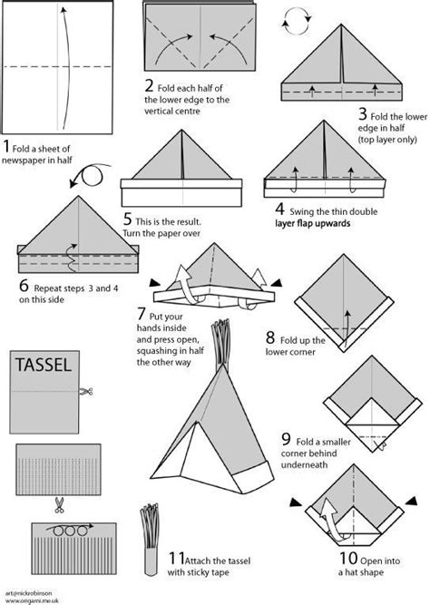pin  siga  origami paper hat newspaper hat origami easy