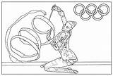Coloriage Gymnastique Olympiques Deporte Coloriages Justcolor Rythmique Sofian Thecolor sketch template