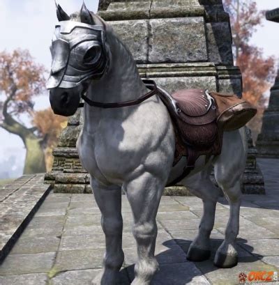 eso white imperial horse orczcom  video games wiki