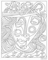 Coloring Pages Mindware Picasso Printables Colouring Adult Worksheets Sheets Coloriage Masterpieces Color Visit Patterns Life sketch template