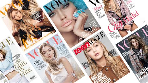 Every Gigi Hadid Vogue Cover All In One Place Fashionista