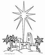 Bethlehem Christian sketch template