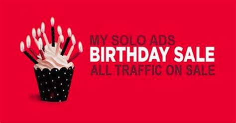 birthday sale  solo ads top tier traffic