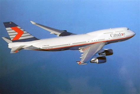 canadin airlines boeing   vintage airliners
