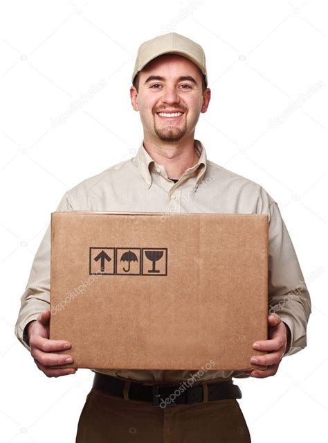 delivery man stock photo  jukai
