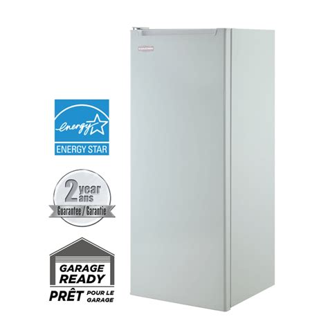 marathon 6 5 cu ft upright freezer in white energy star® the home