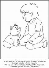 Coloring Care Pages Colouring Animals Kids Cat Color Pet Publications Dover Doverpublications Book Choose Board Welcome Zb Samples sketch template
