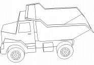 dumper truck coloring page  truck coloring pages