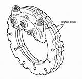 Brake Aircraft Disc Tm 1500 Brakes Assembly sketch template